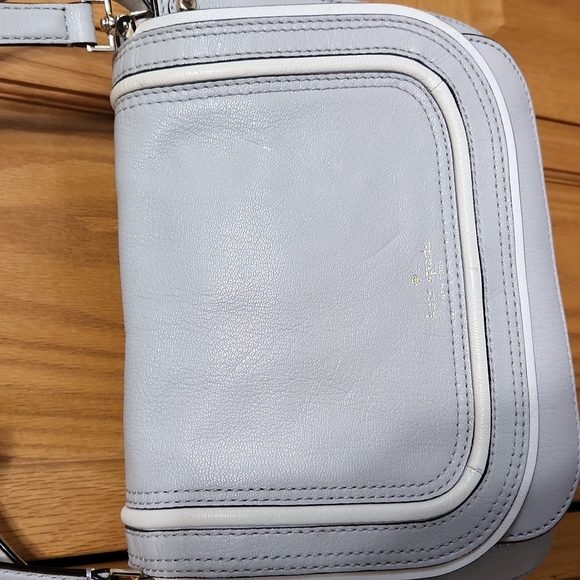 Kate Spade Gray & White Handbag - Picture 2 of 9